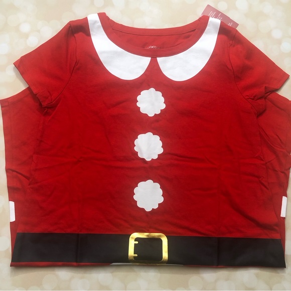 Wondershop Santa Nightgown / Christmas Pajamas in Red — Size: XS — Brand New! - Picture 4 of 6